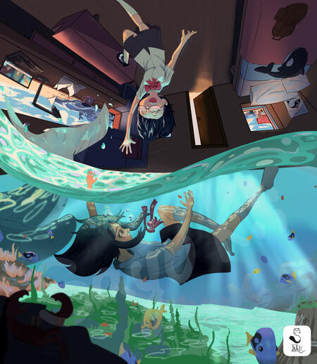 Dreaming in blue contest